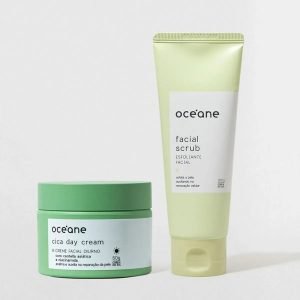 Kit Creme Facial Diurno Cica + Esfoliante Facial (2 Produtos)
